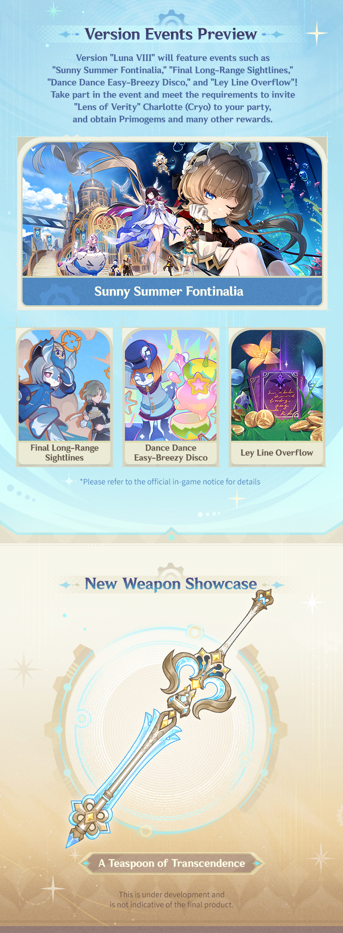Version Luna VII Special Program Recap