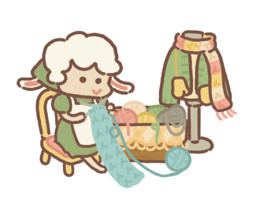 Knitting Lamb