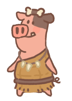 Speckled Pig Caveman