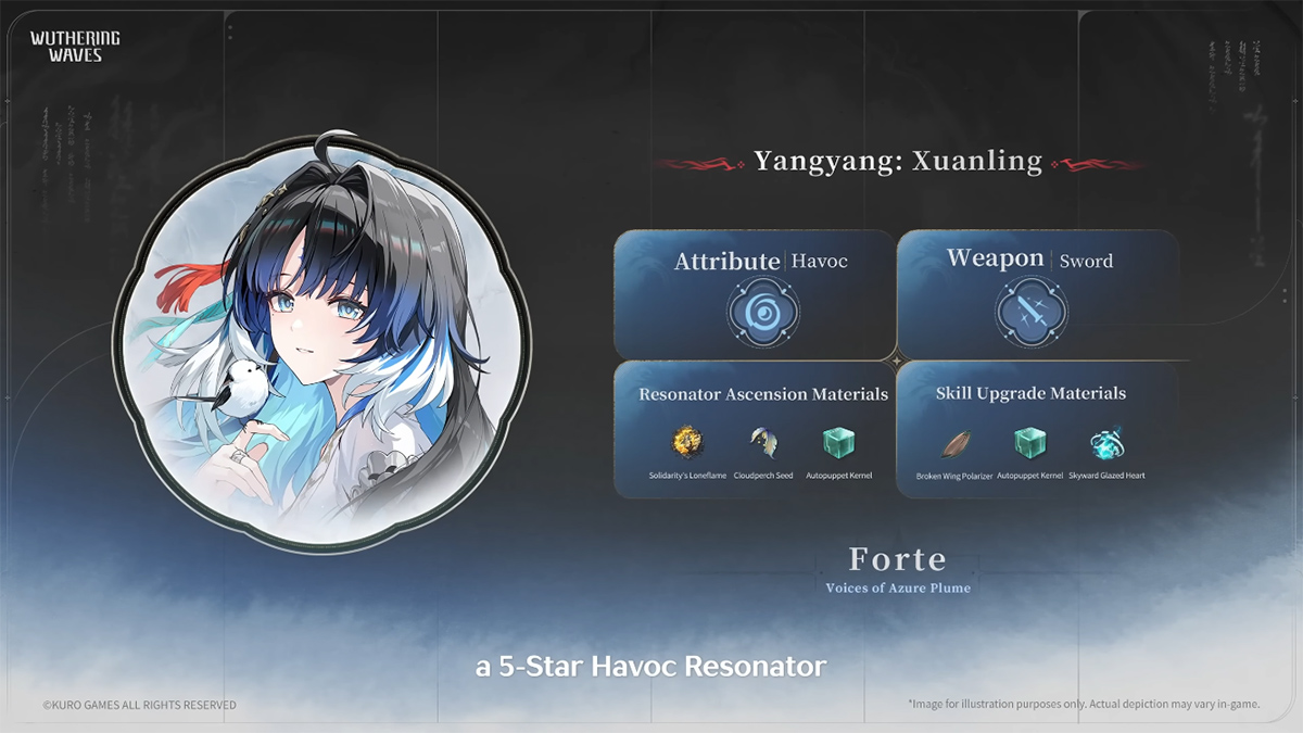 Yangyang Xuanling ascension materials